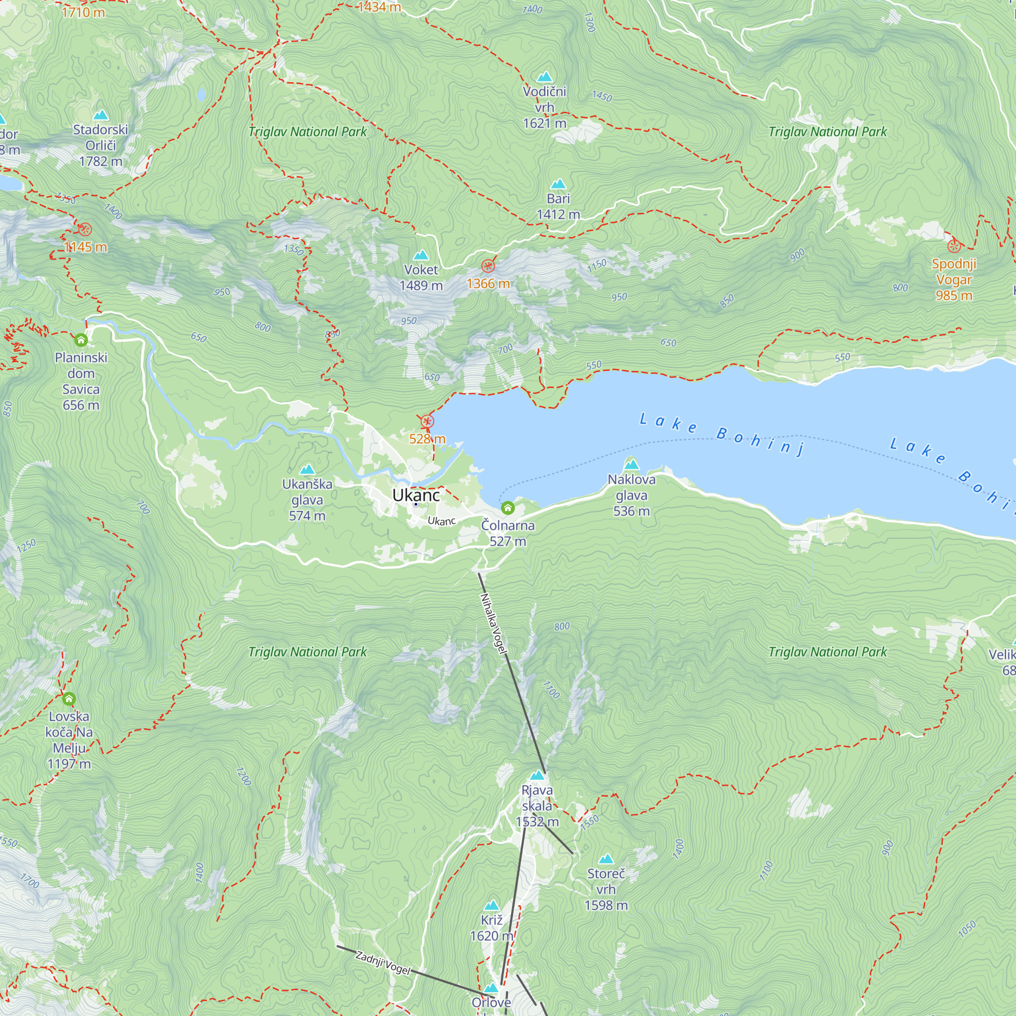 Čolnarna map