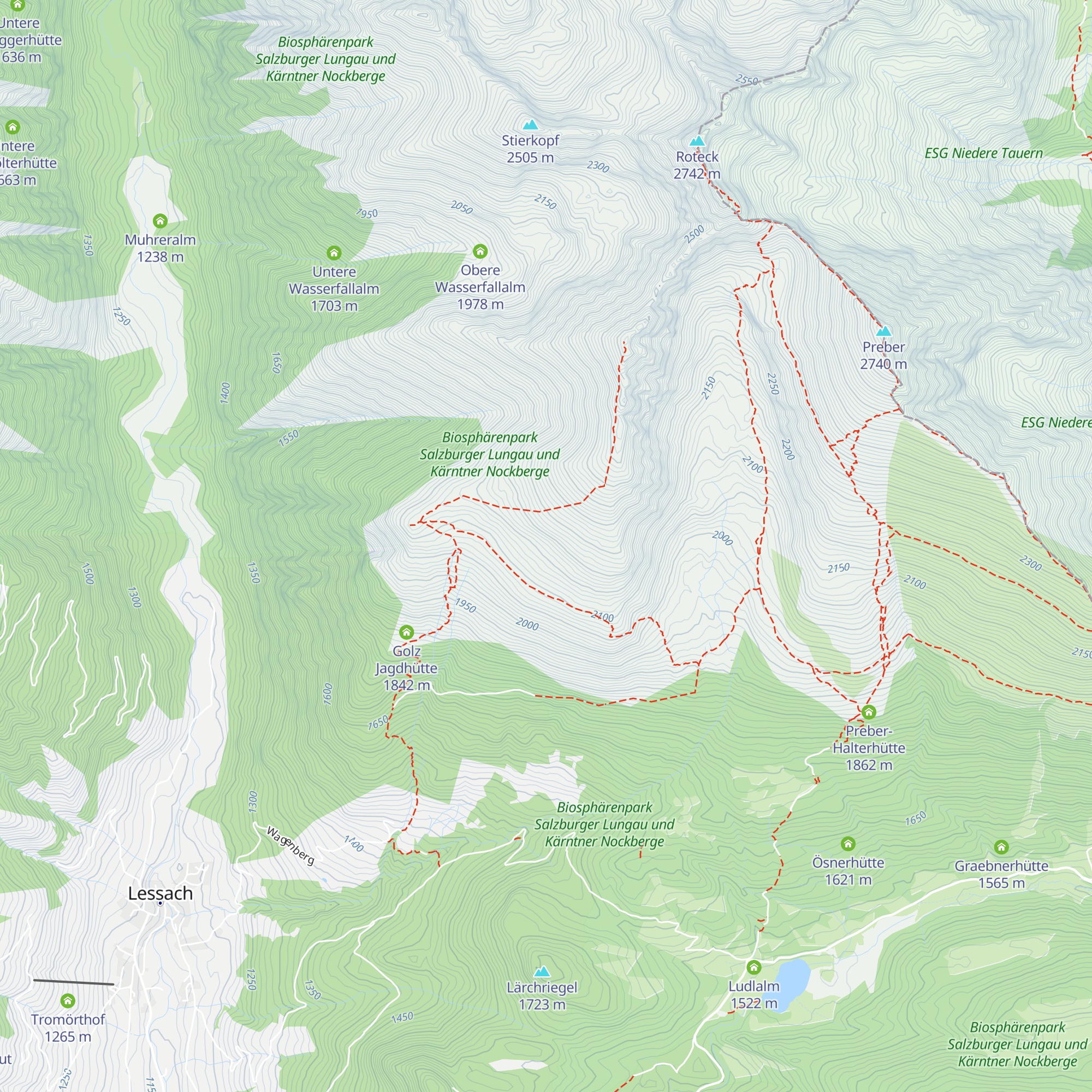 Golzalm map