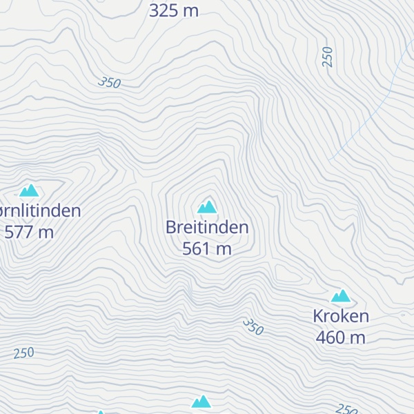 Map of Breitinden