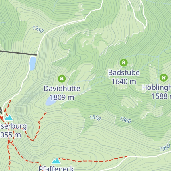 Map of Leebhütte
