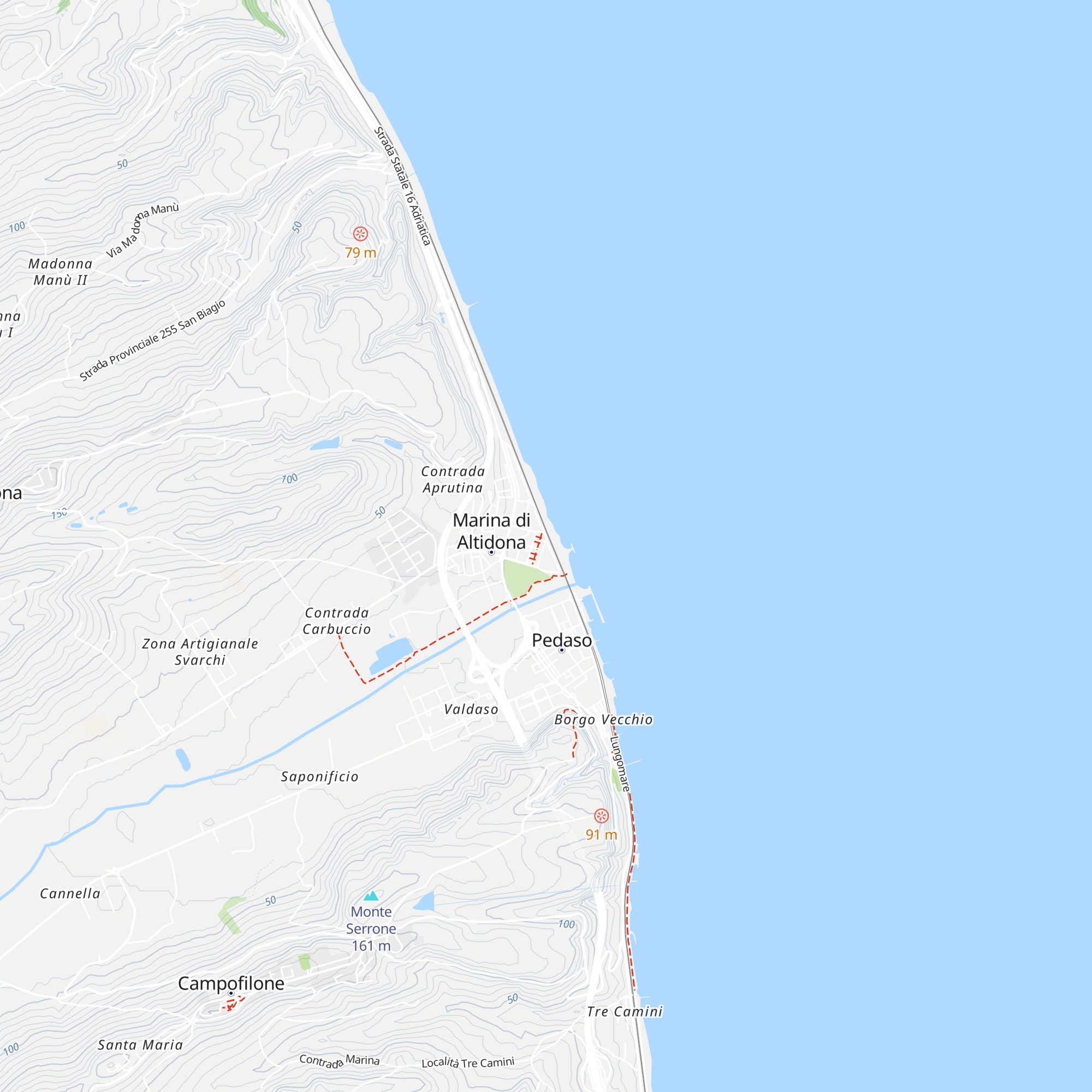 Baita Marina map