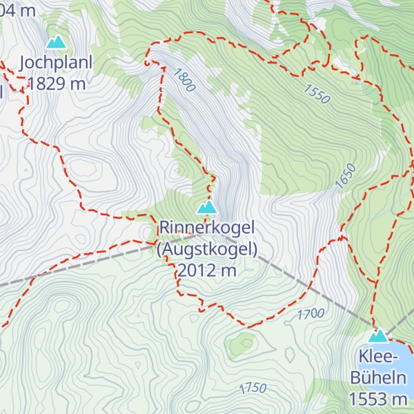 Map of Rinnerkogel (Augstkogel)
