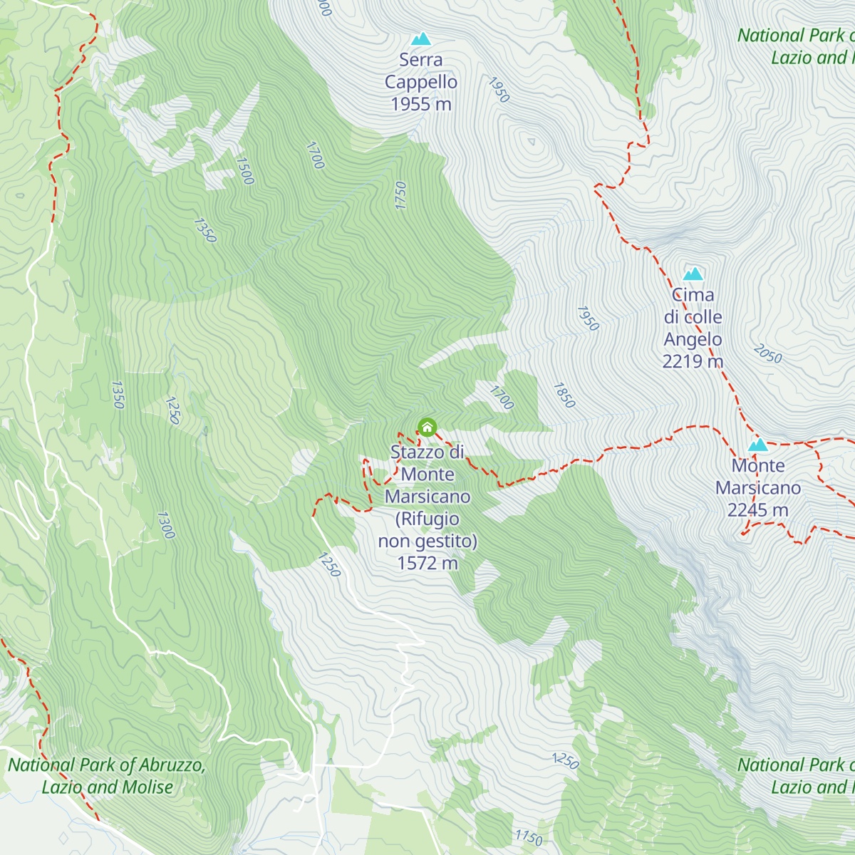 Stazzo di Monte Marsicano (Rifugio non gestito) map