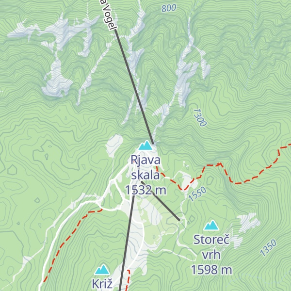 Map of Rjava skala
