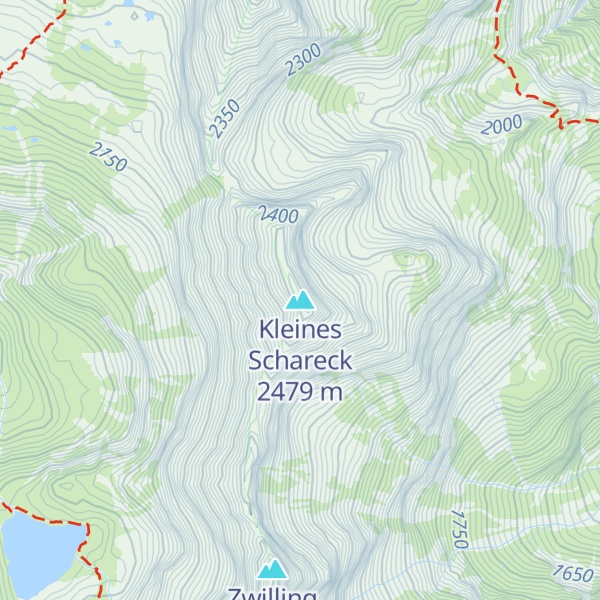 Map of Kleines Schareck