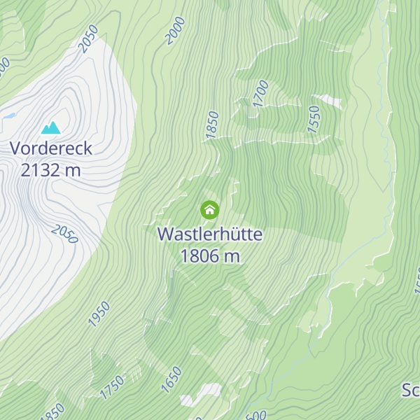 Map of Wastlerhütte