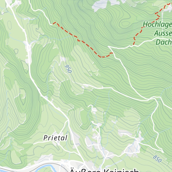 Map of Lenzbaueralm