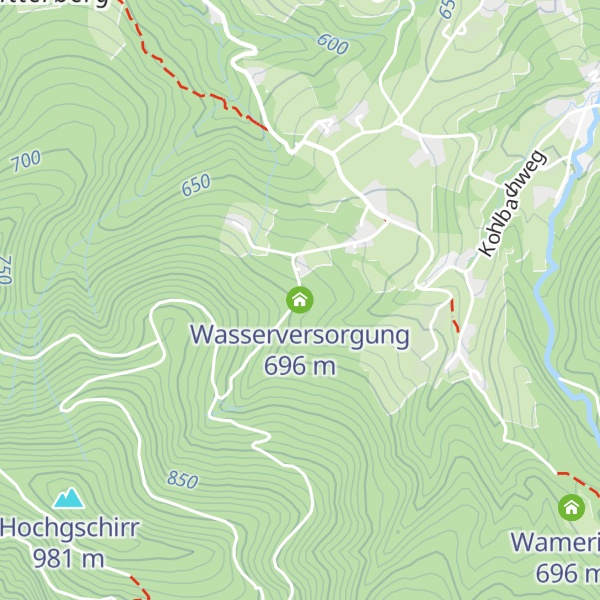 Map of Wasserversorgung