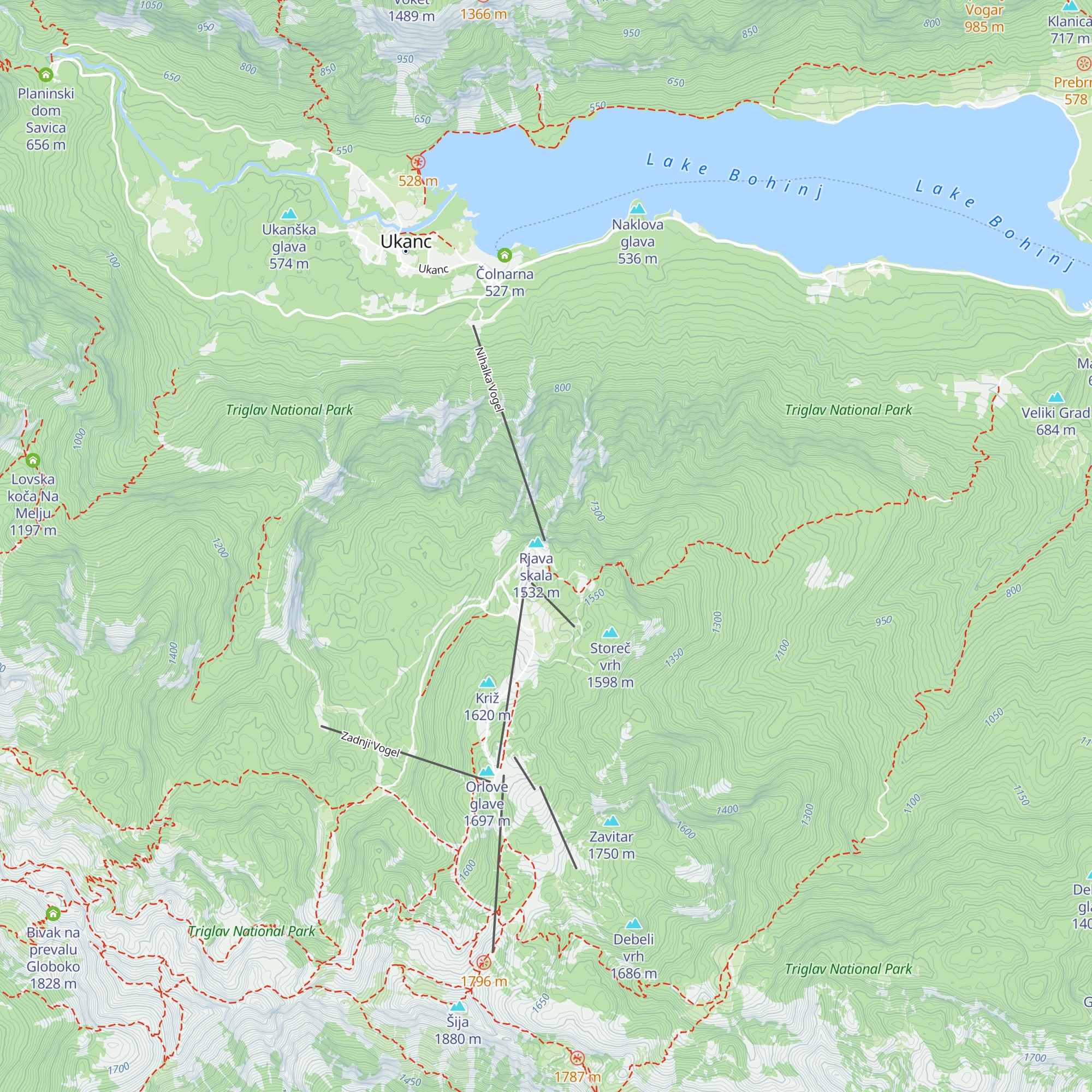 Viharnik map