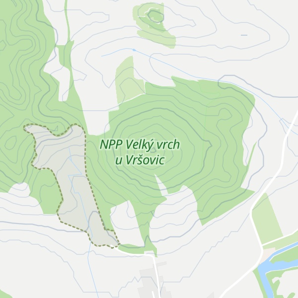 Map of Velký vrch