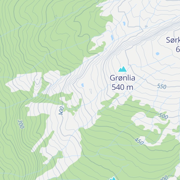 Map of Snauhaugan