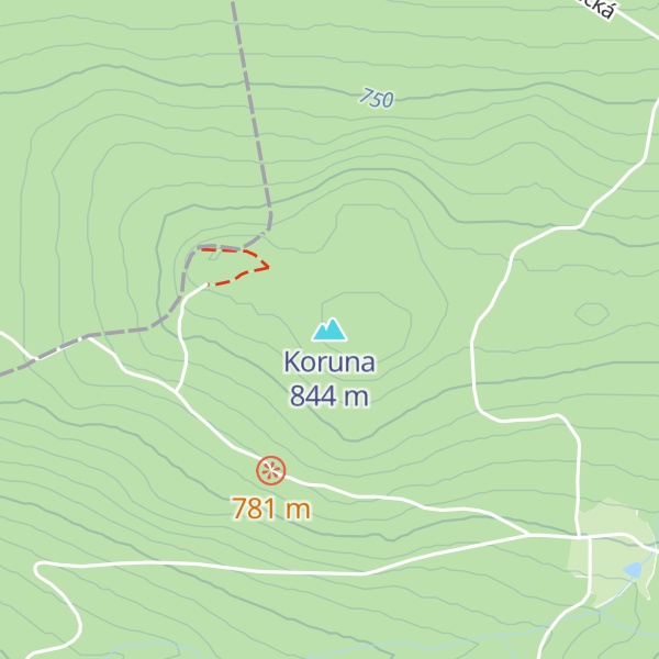 Map of Koruna