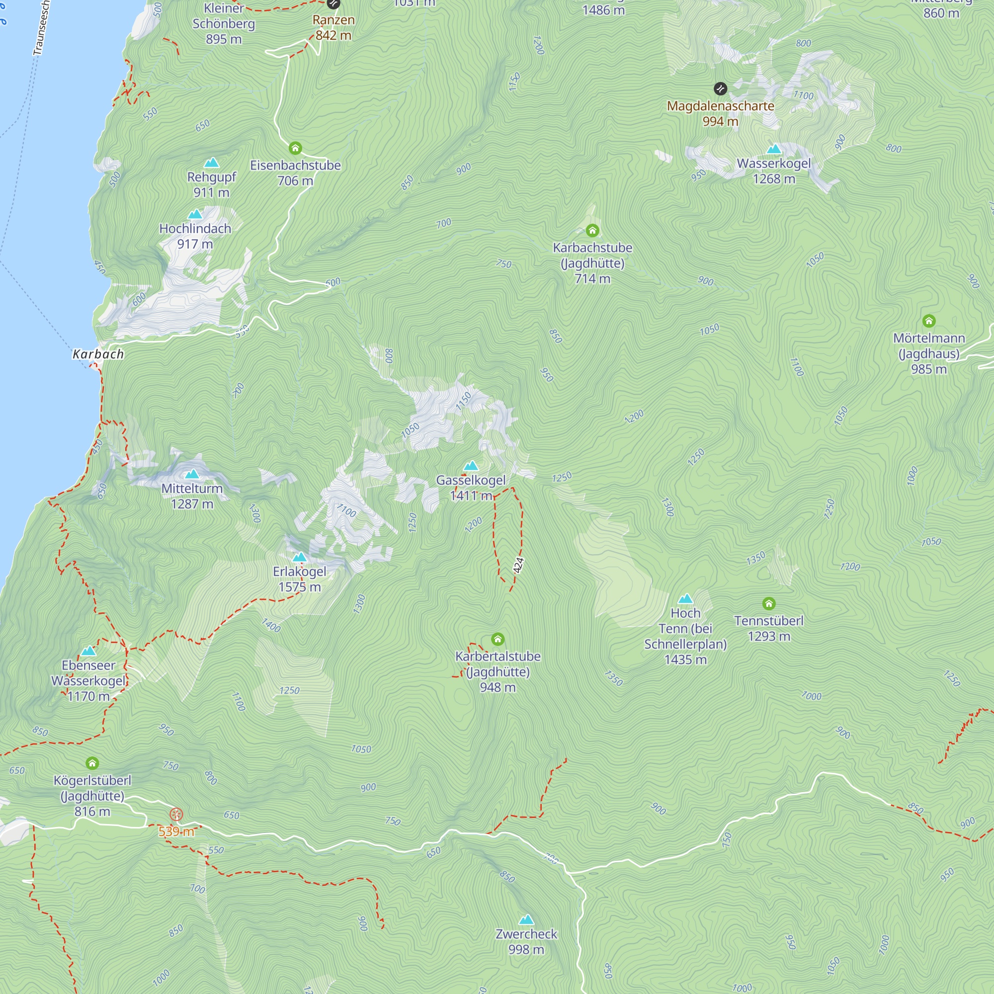 Gasselhütte map