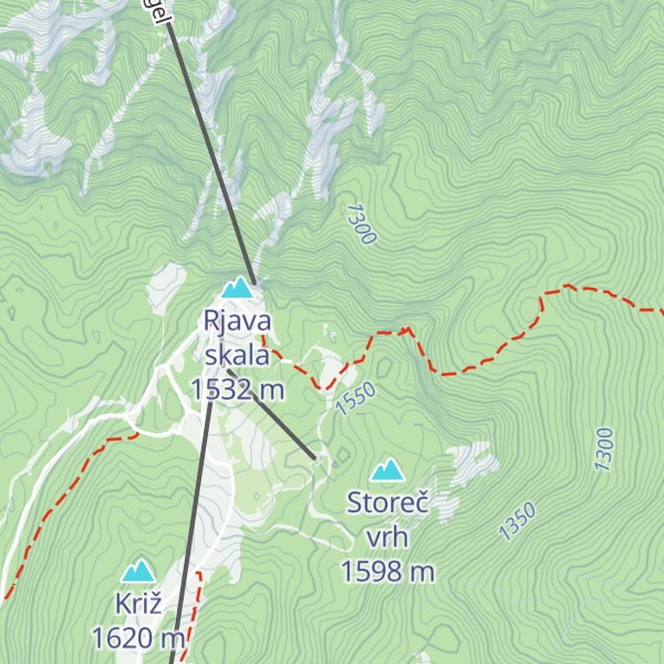 Map of Počitniška hiša Pekovec