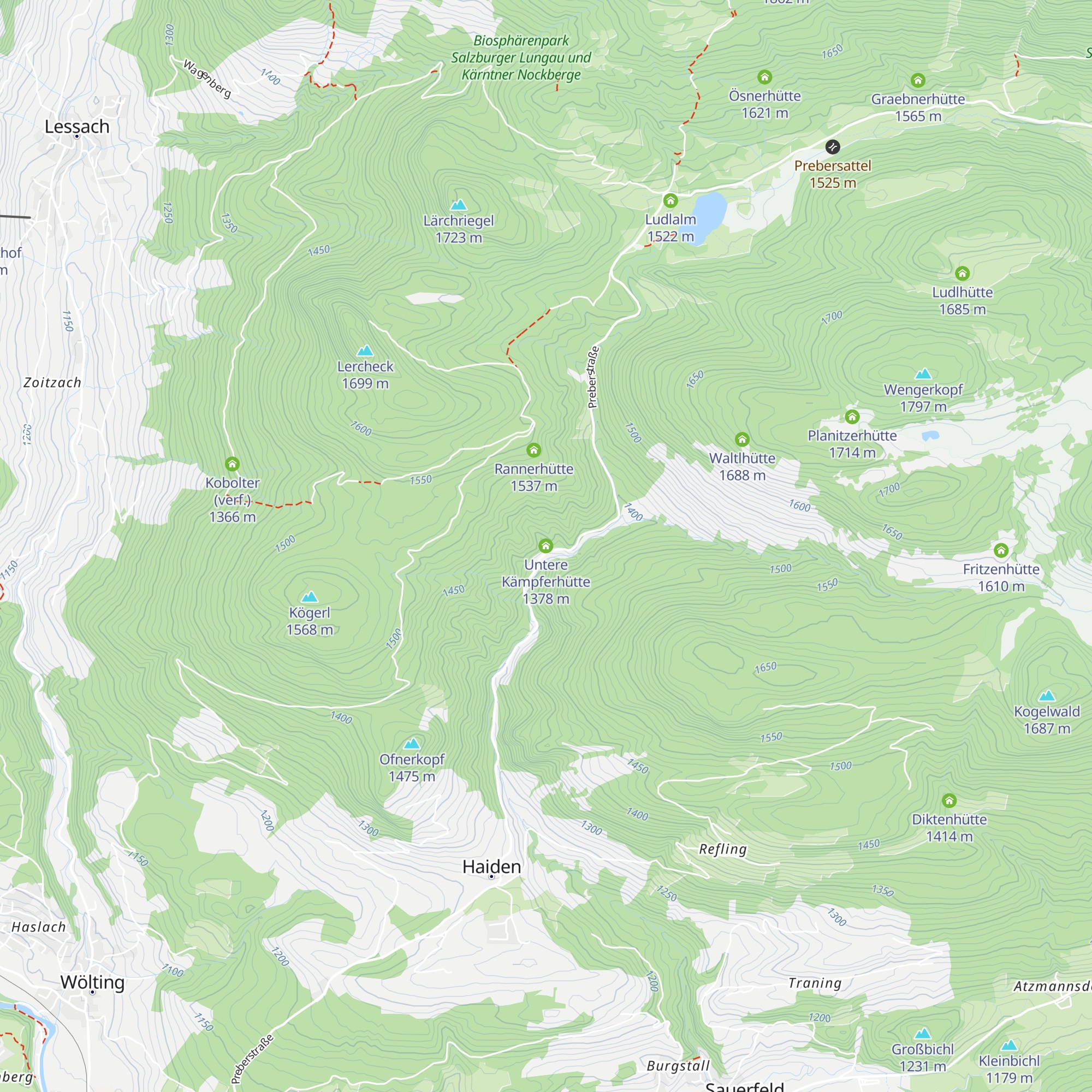 Untere Kämpferhütte map