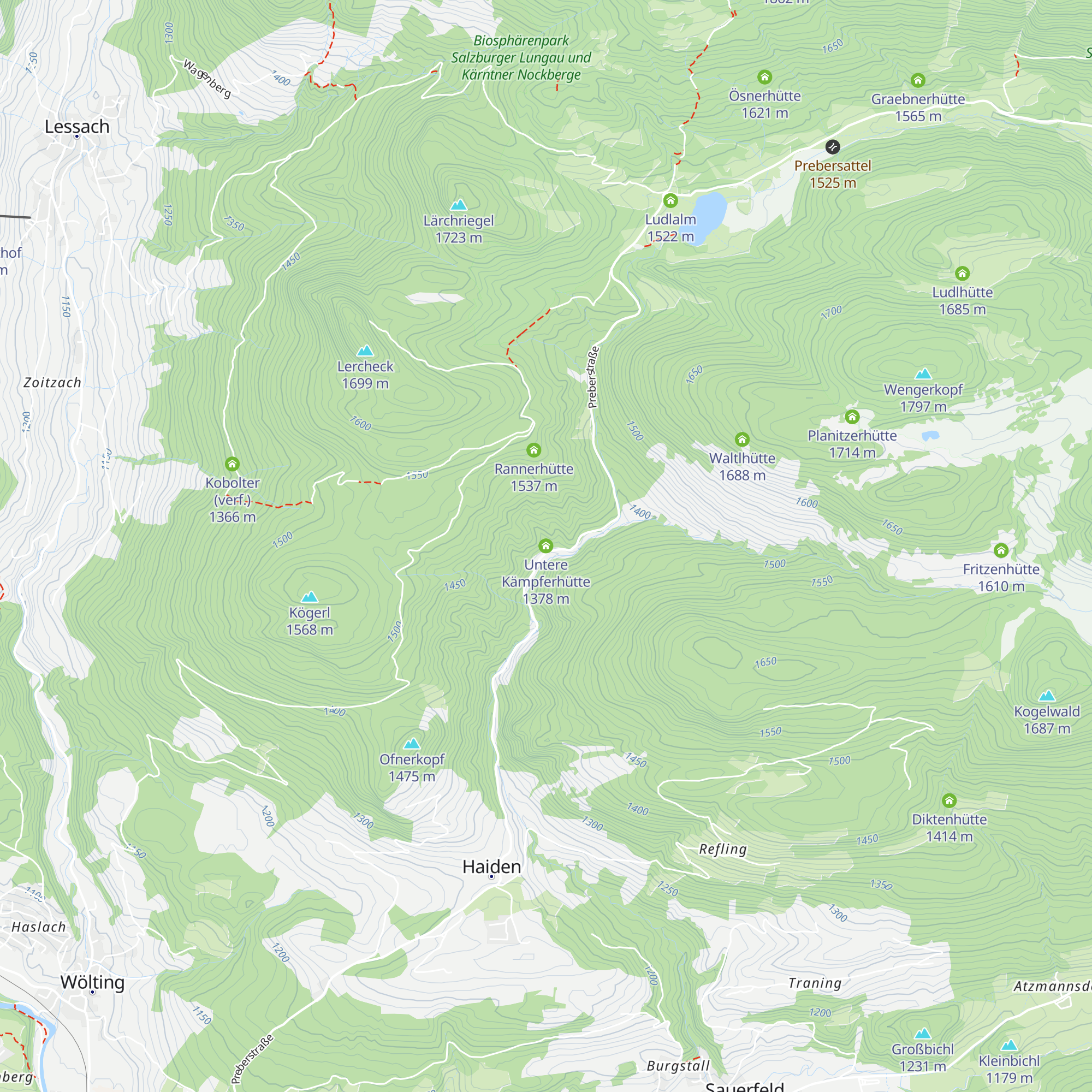 Untere Kämpferhütte map