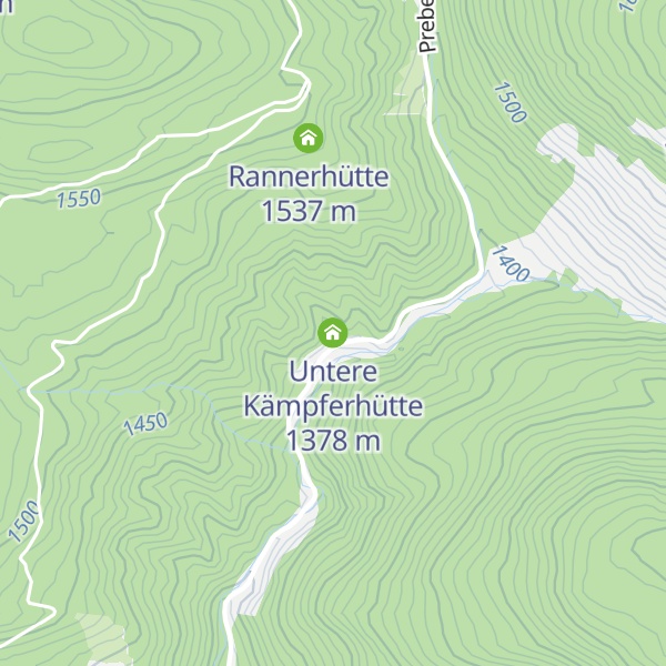 Map of Untere Kämpferhütte