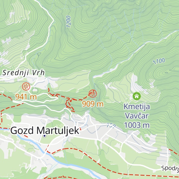 Map of Brunarica Krmiše