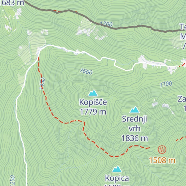 Map of Kopišče