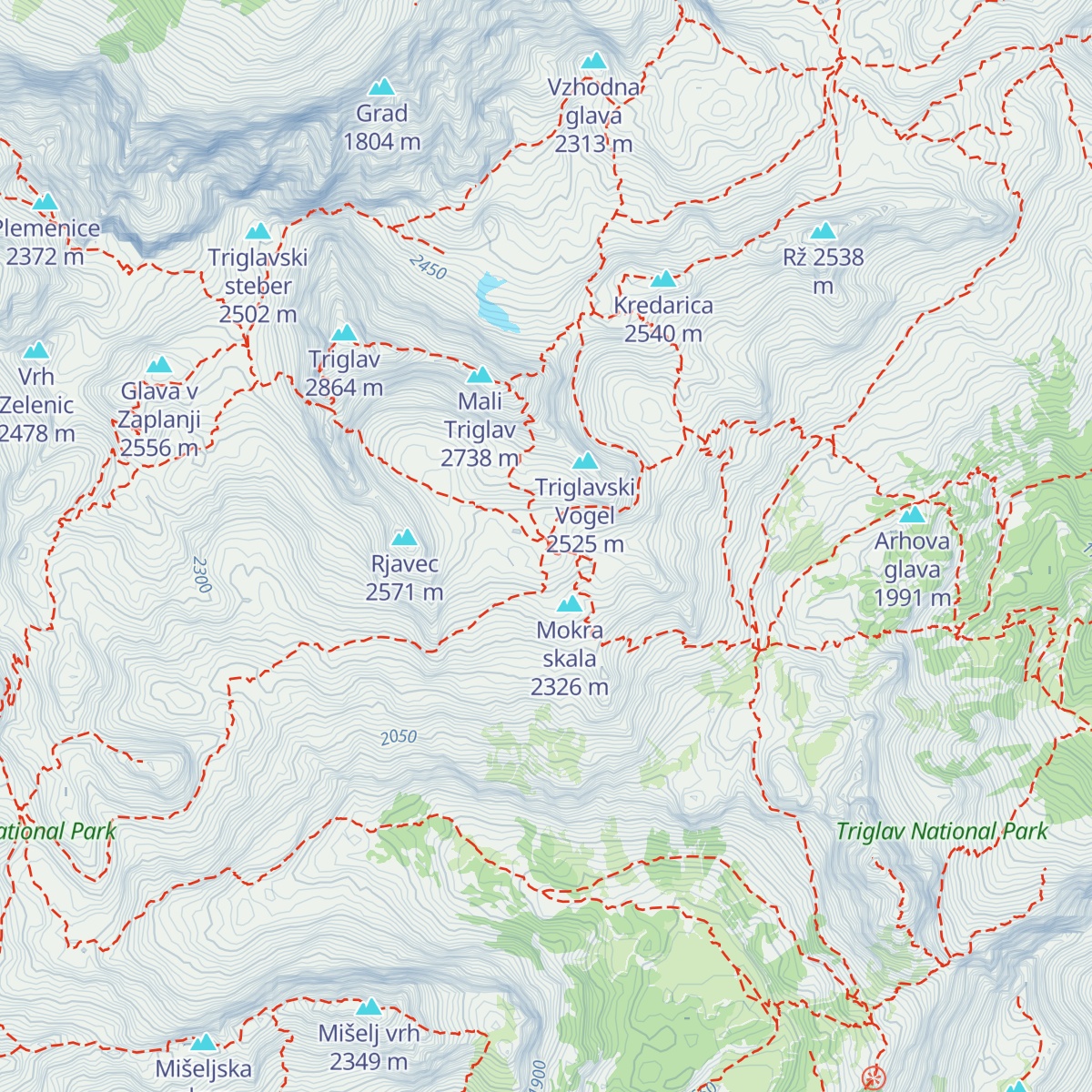 Dom Planika pod Triglavom map