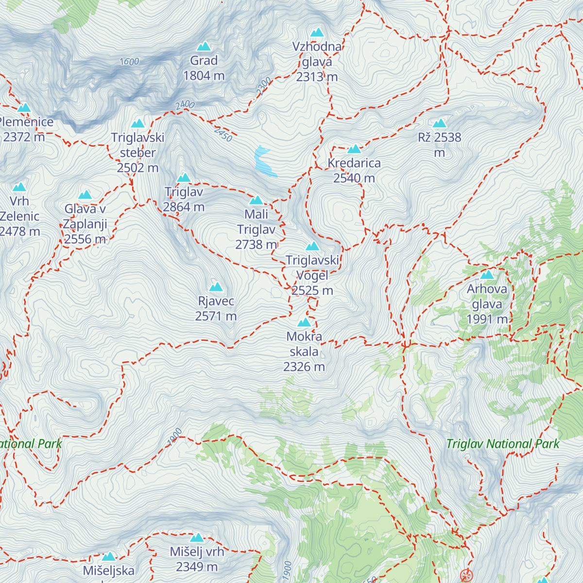 Dom Planika pod Triglavom map