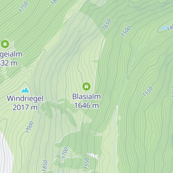 Map of Blasialm