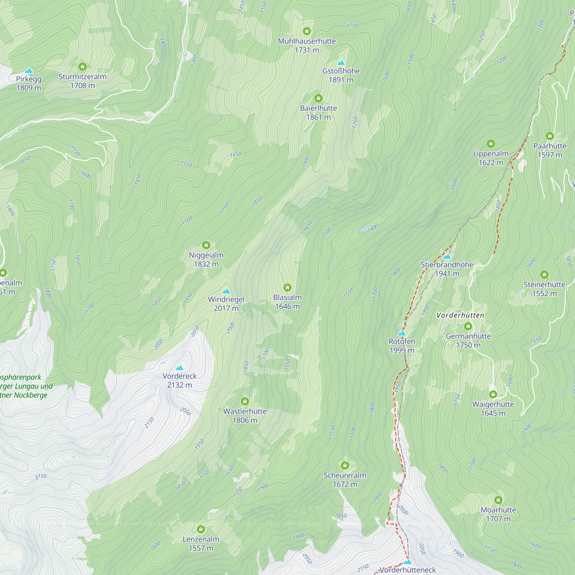 Blasialm map