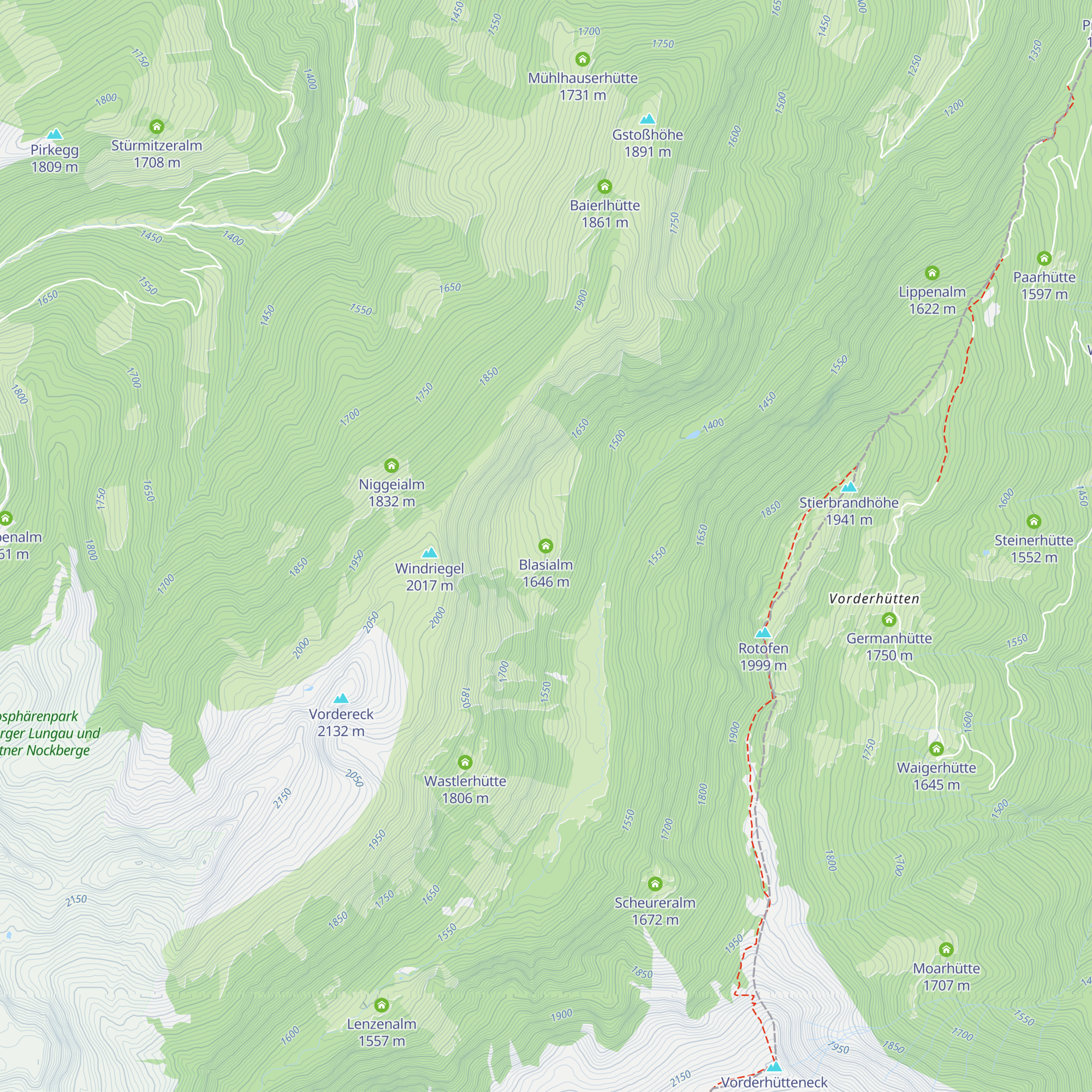 Blasialm map