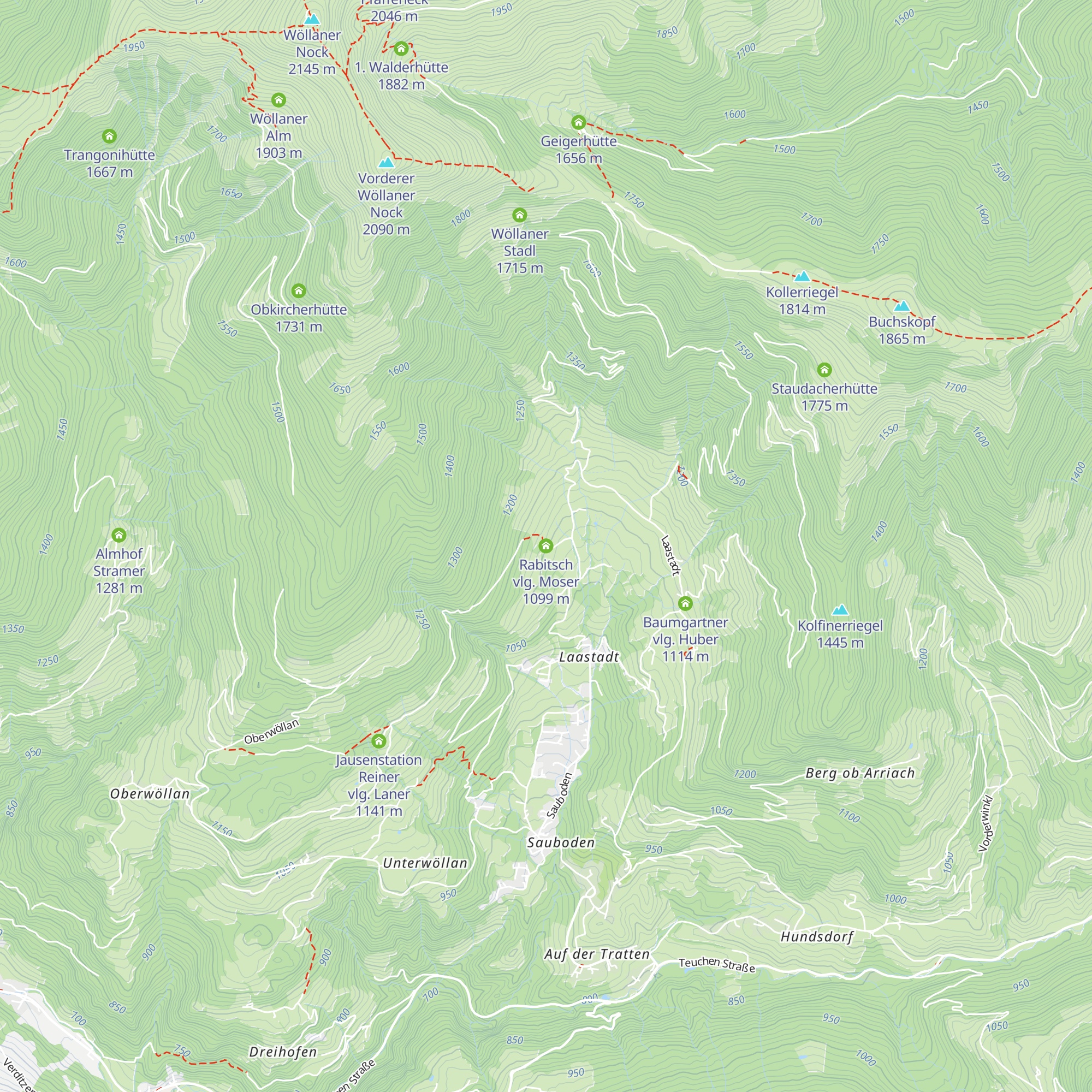 Rabitsch vlg. Moser map