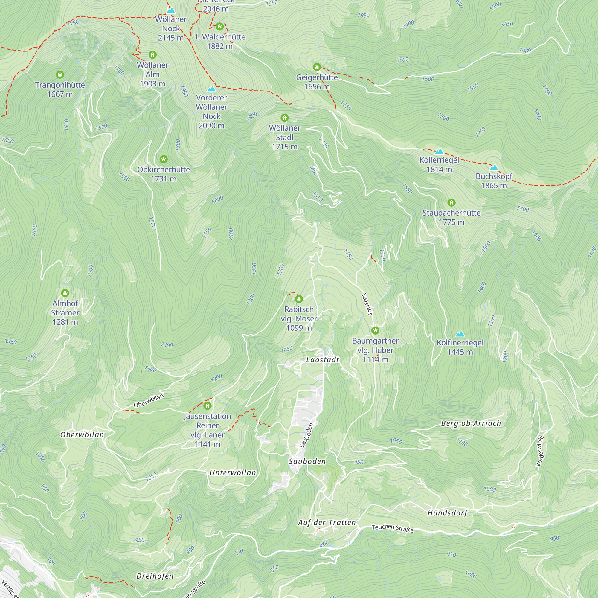 Rabitsch vlg. Moser map