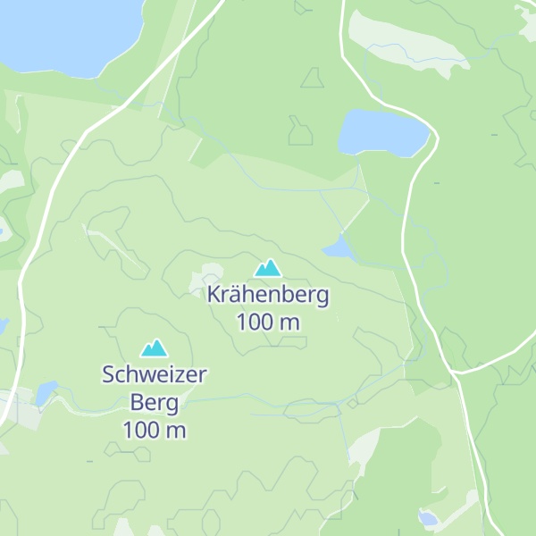 Map of Krähenberg