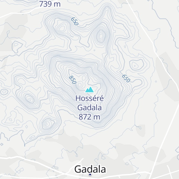 Map of Hosséré Gadala