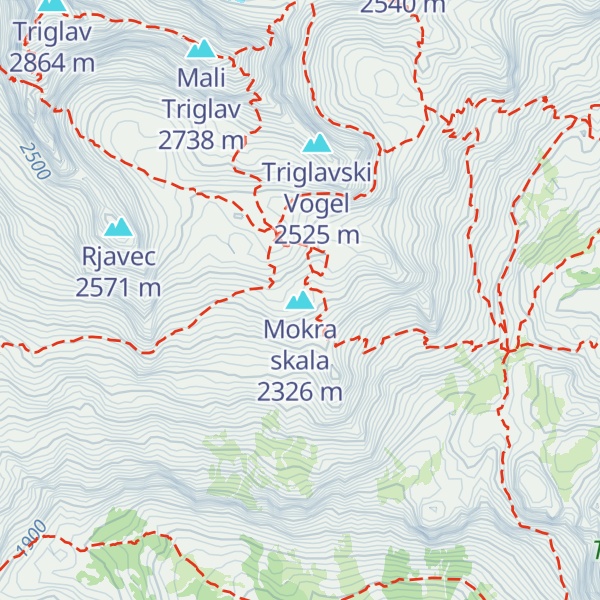 Map of Mokra skala