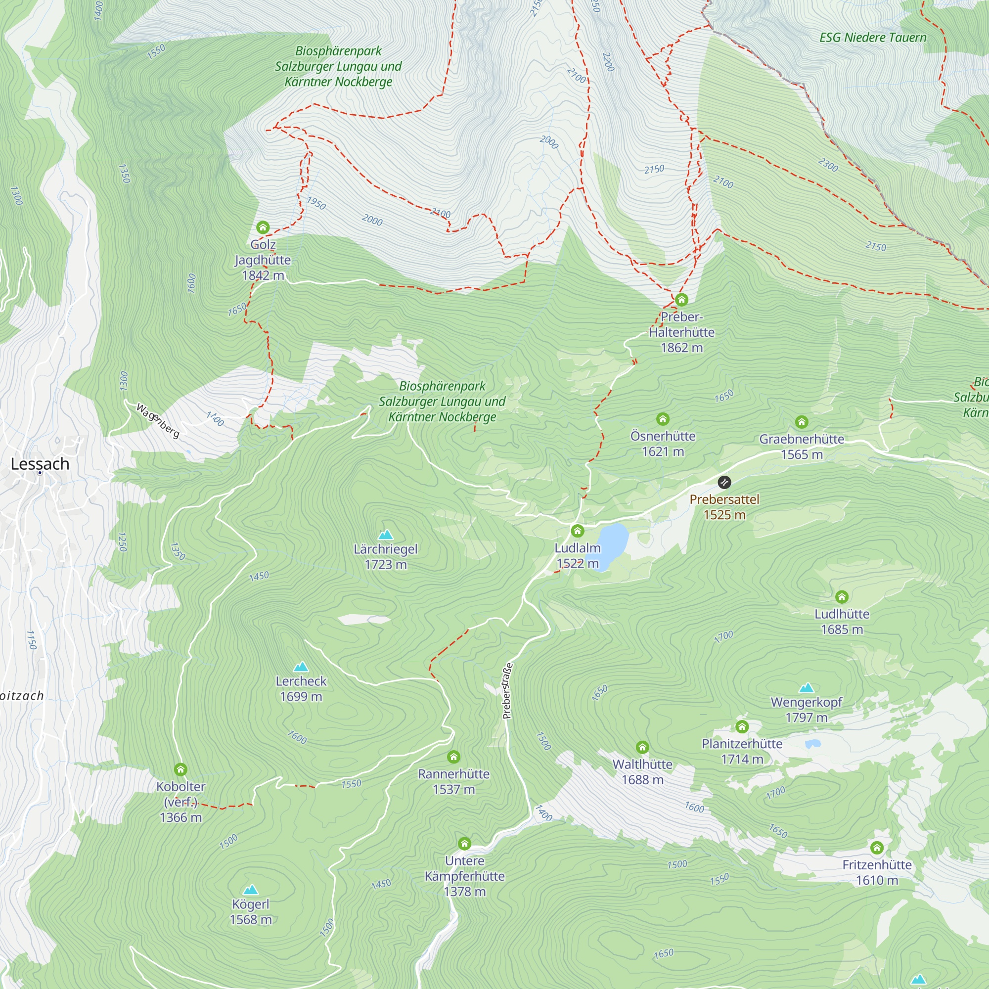 Larahütte map