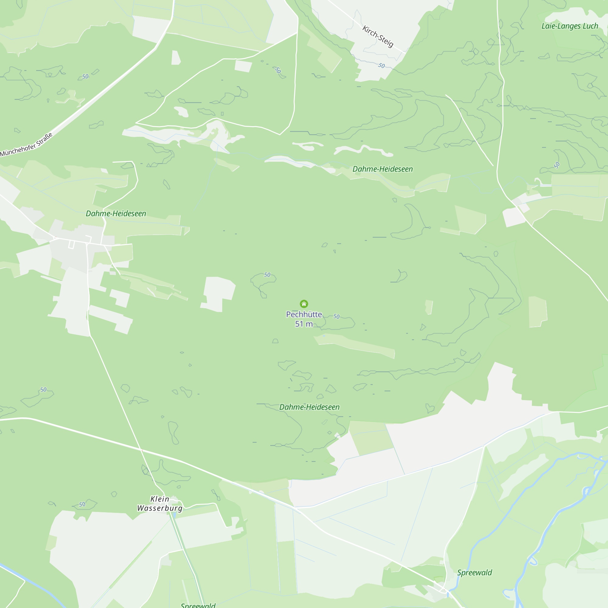 Pechhütte map