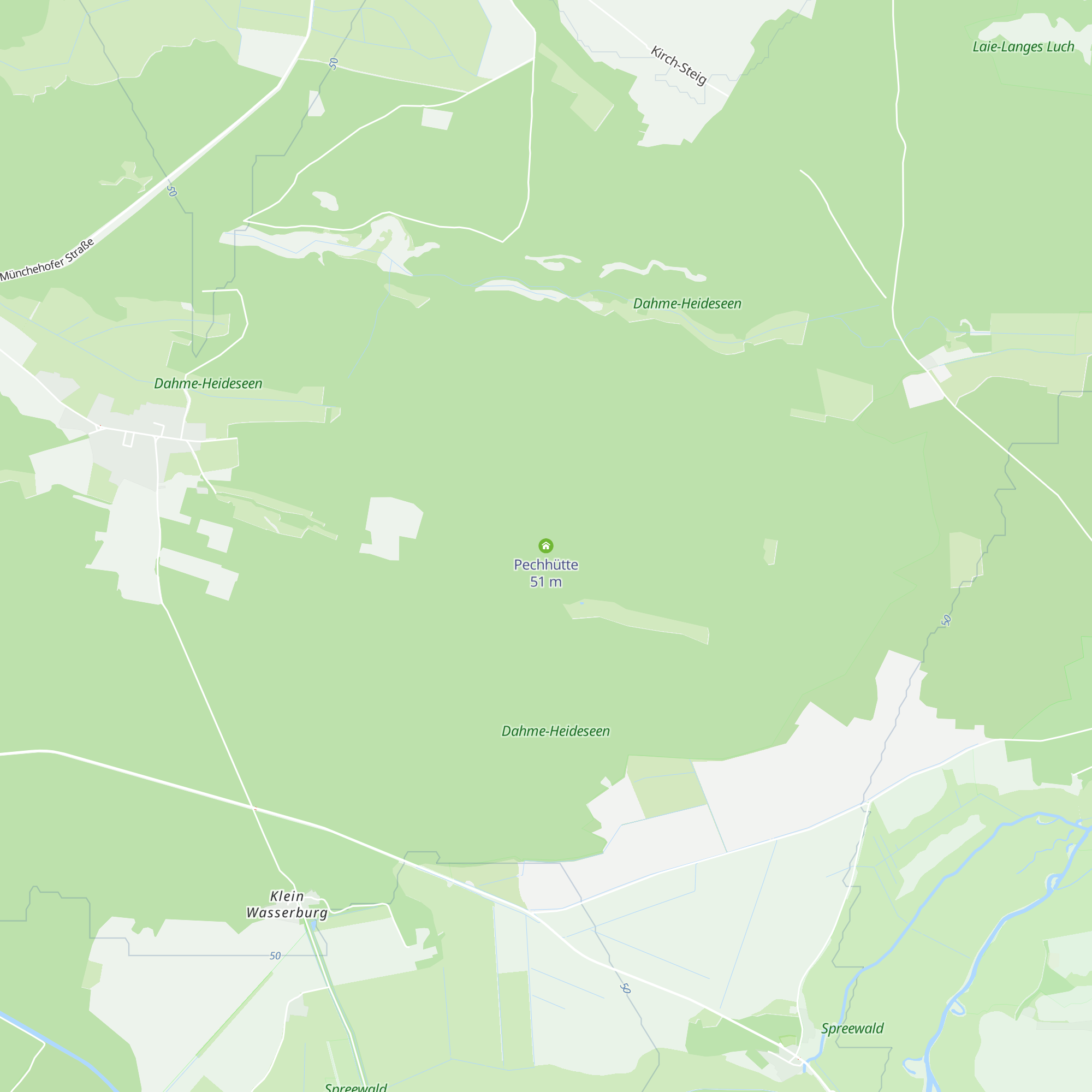 Pechhütte map
