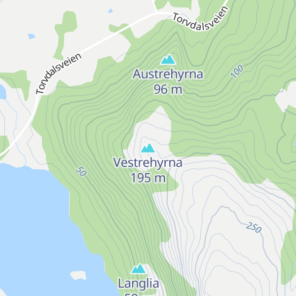 Map of Vestrehyrna