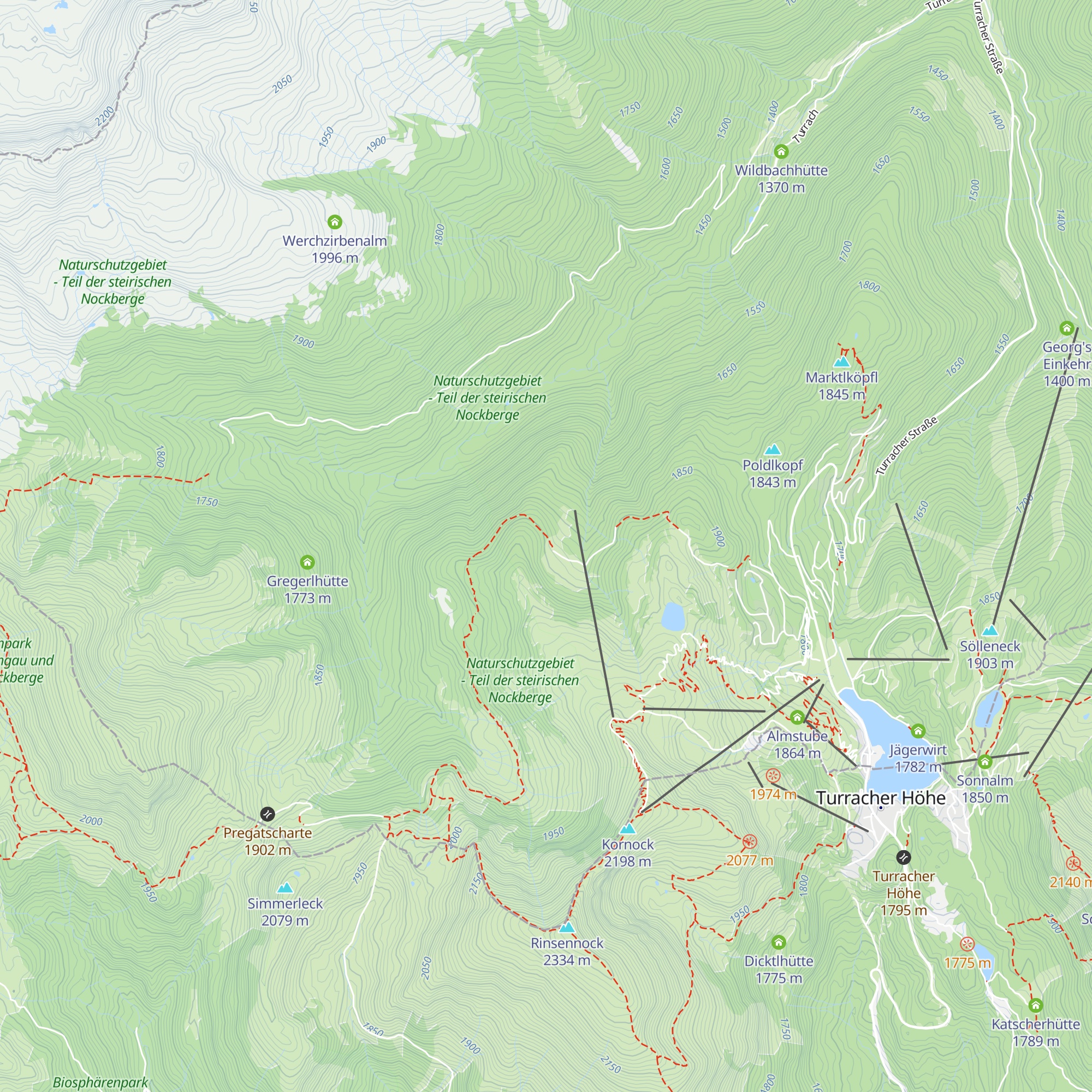 Schaf-Alm map