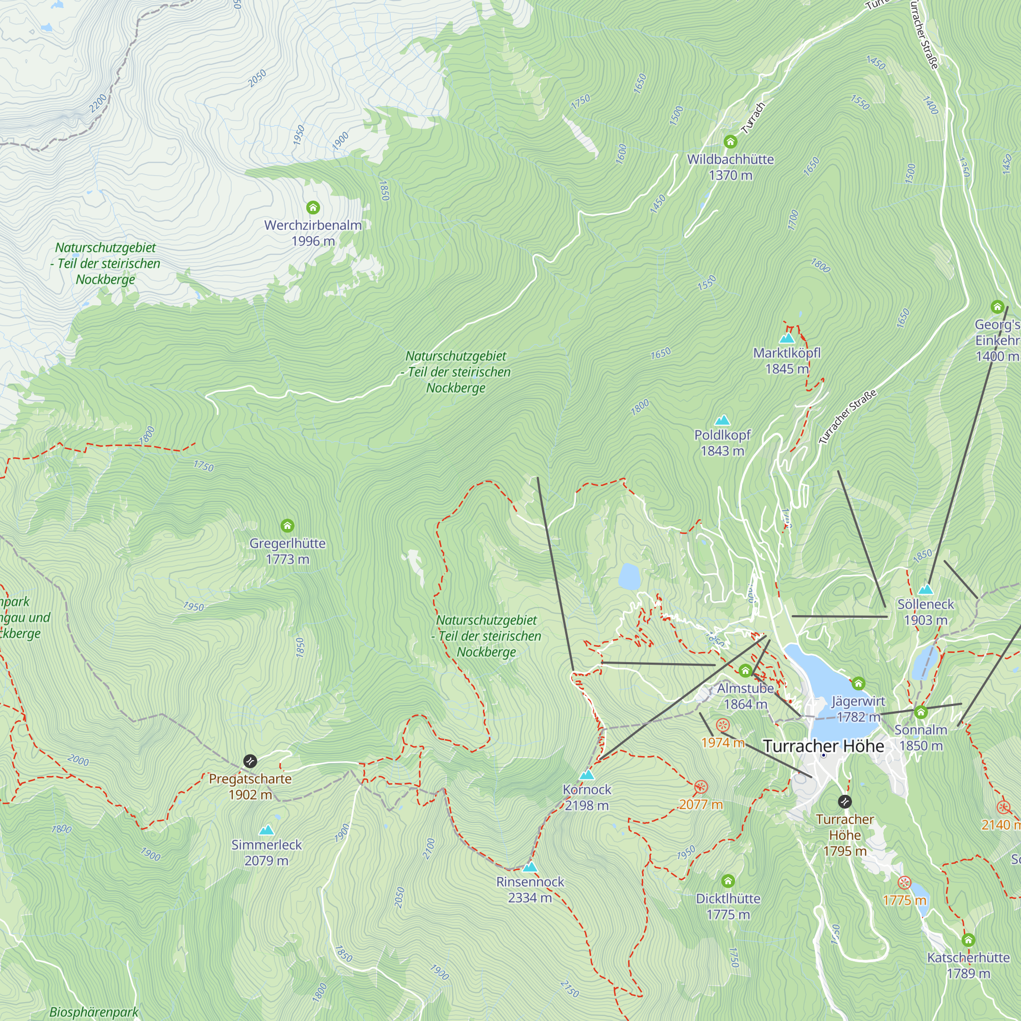 Schaf-Alm map