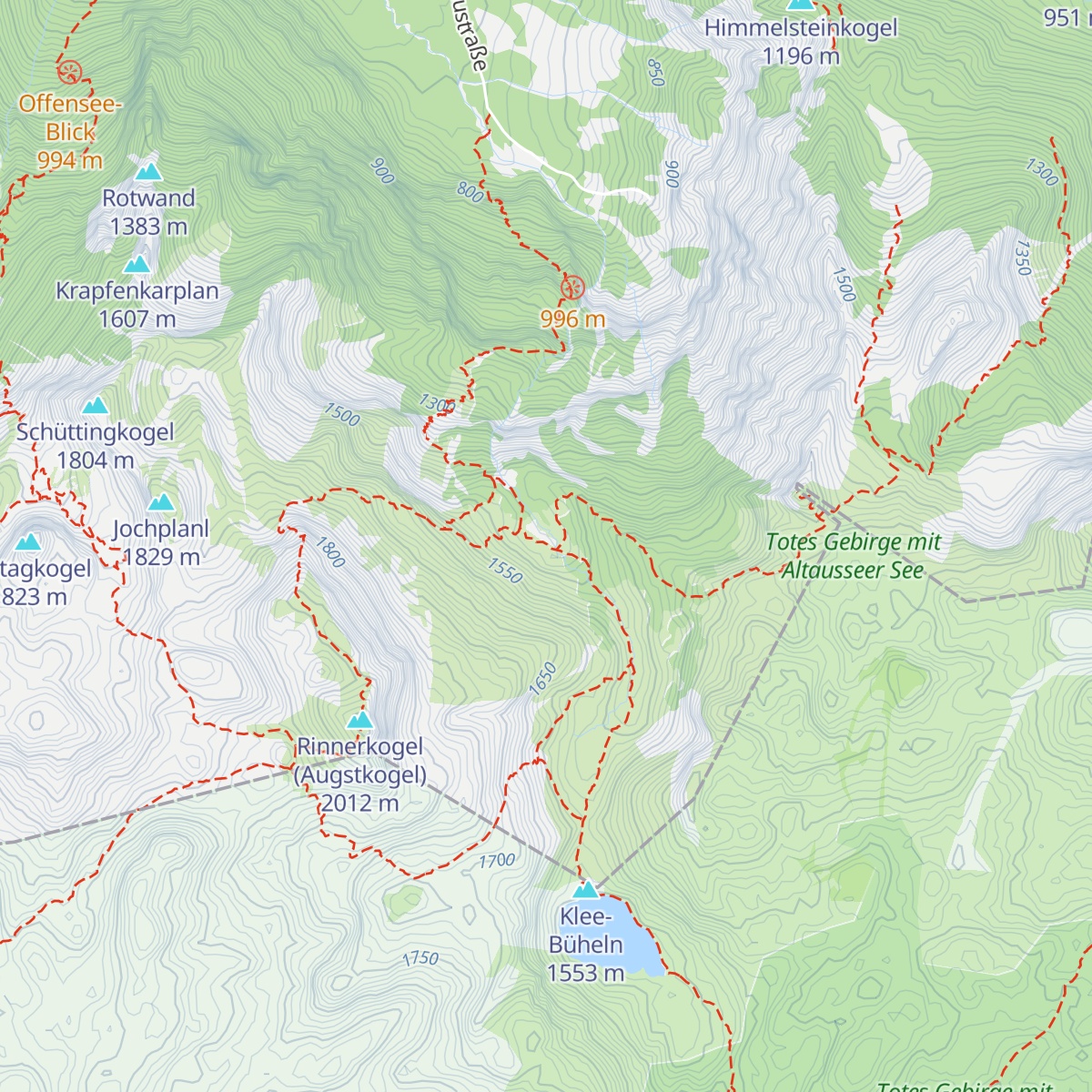 Rinnerhütte map