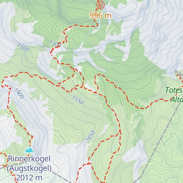 Map of Rinnerhütte