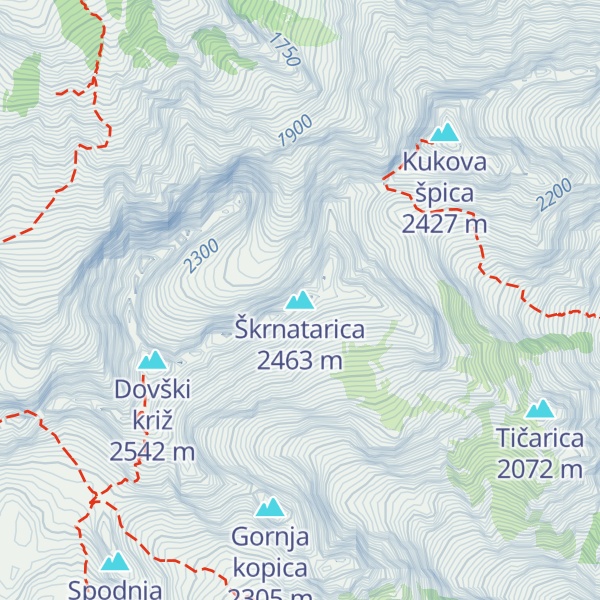 Map of Škrnatarica
