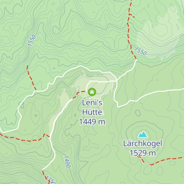 Map of Leni's Hütte