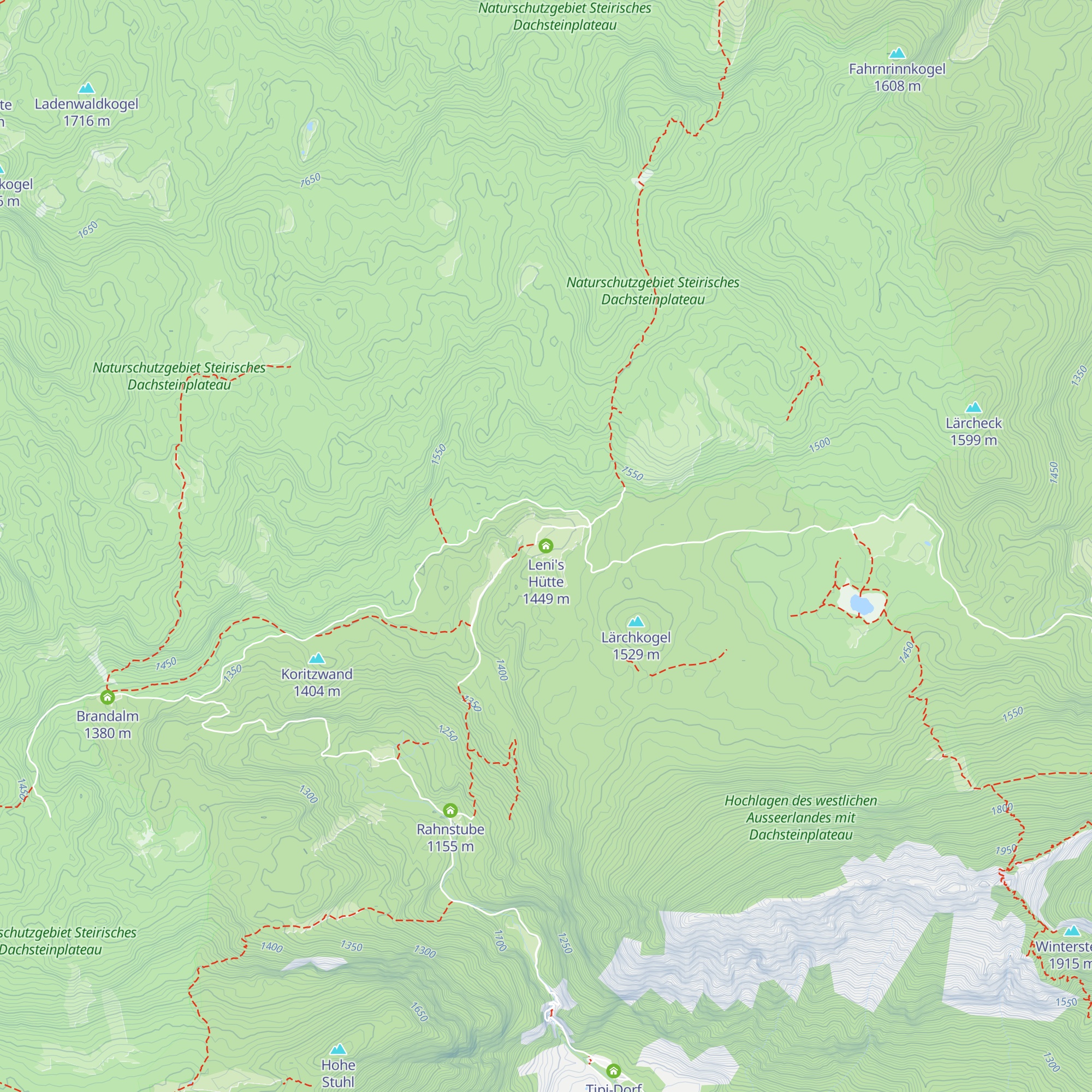 Leni's Hütte map