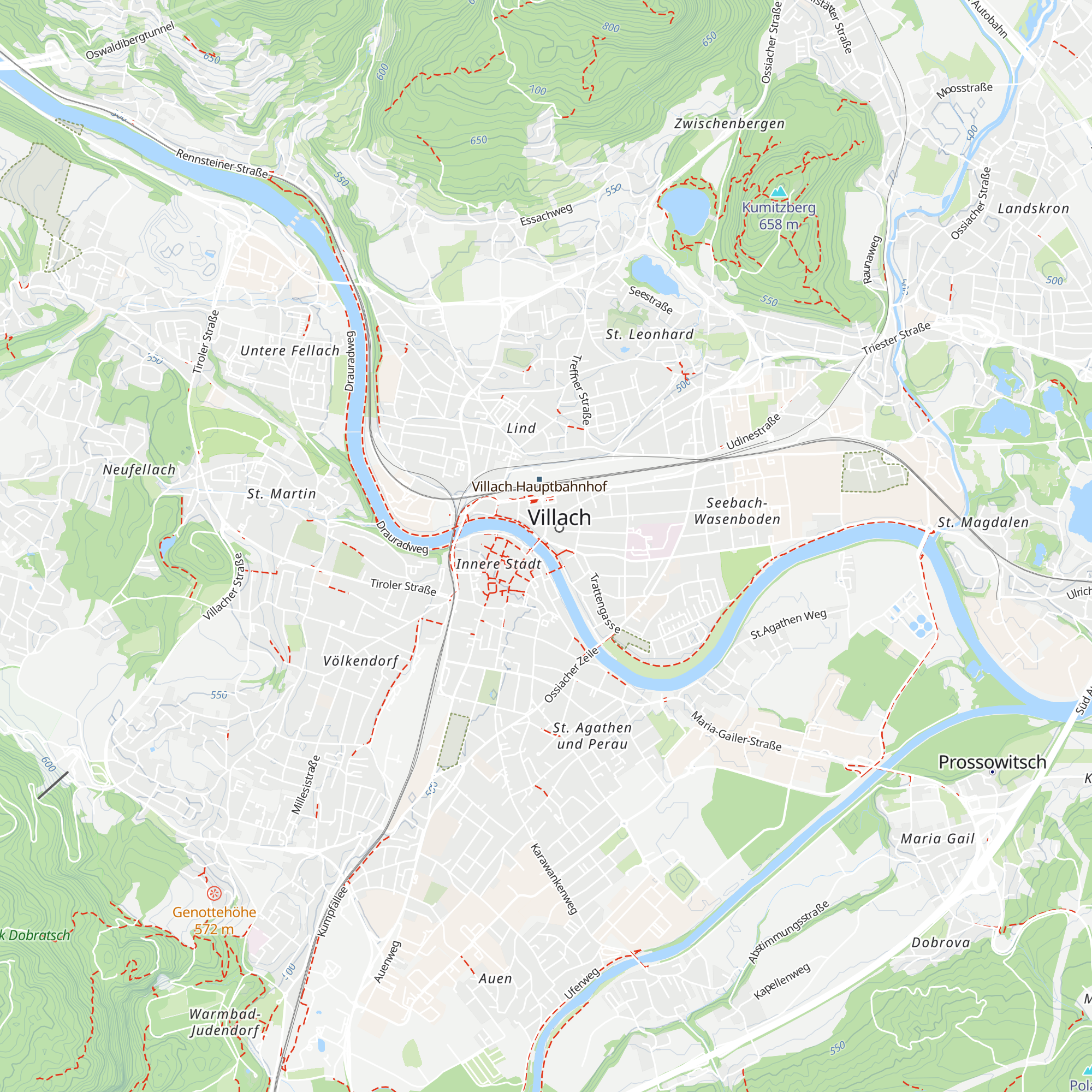 Radbutler Villach map