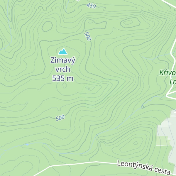 Map of Vysoký tok