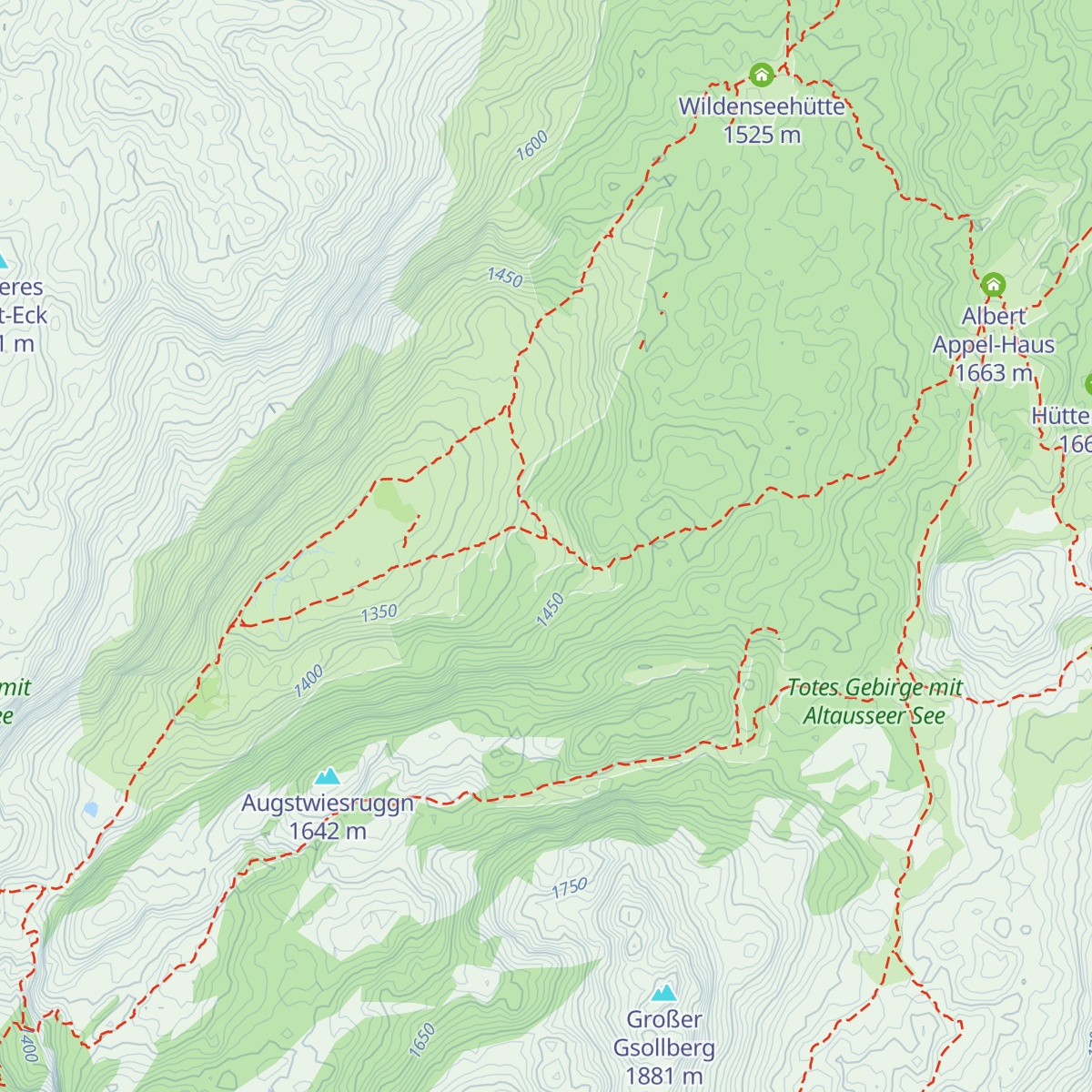 Augstwiesenalm map