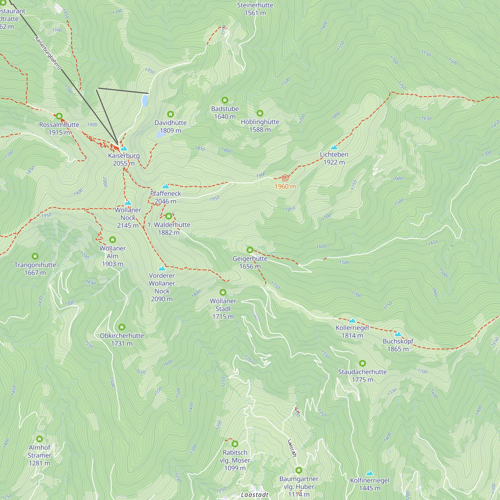 Geigerhütte map