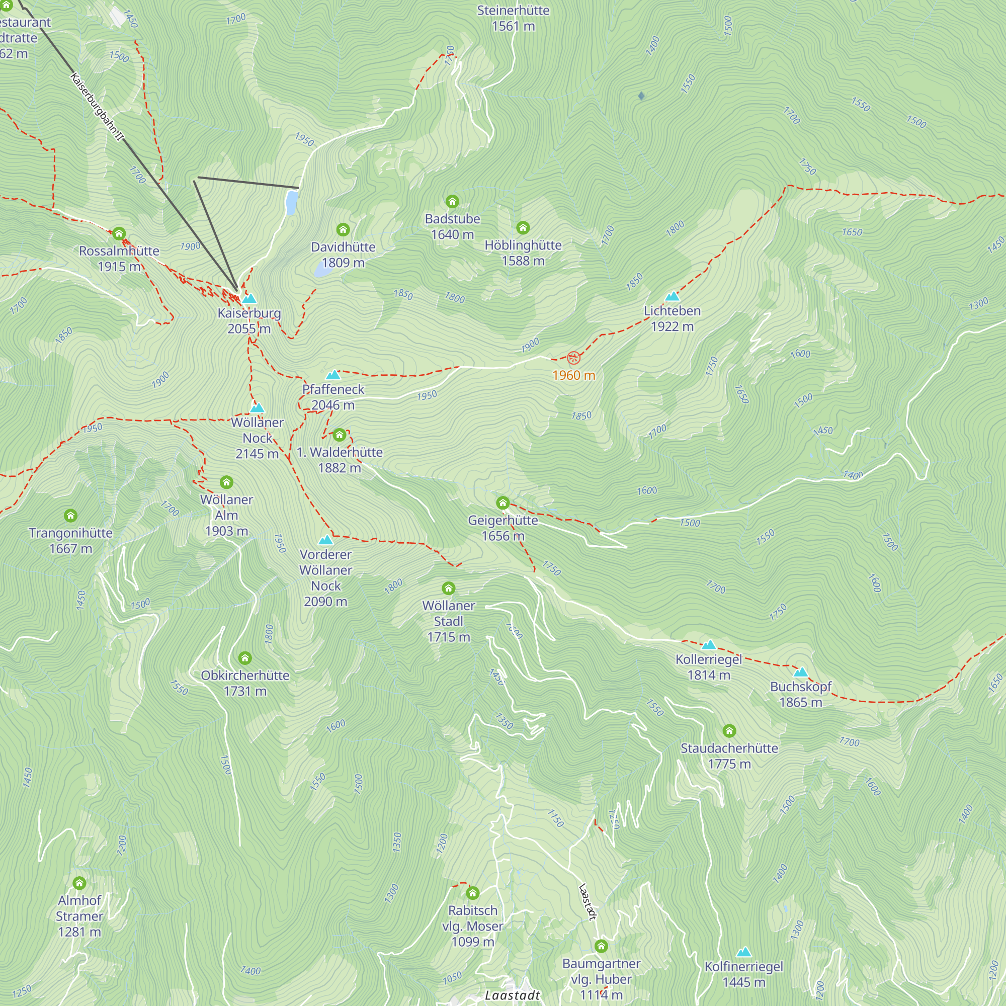 Geigerhütte map