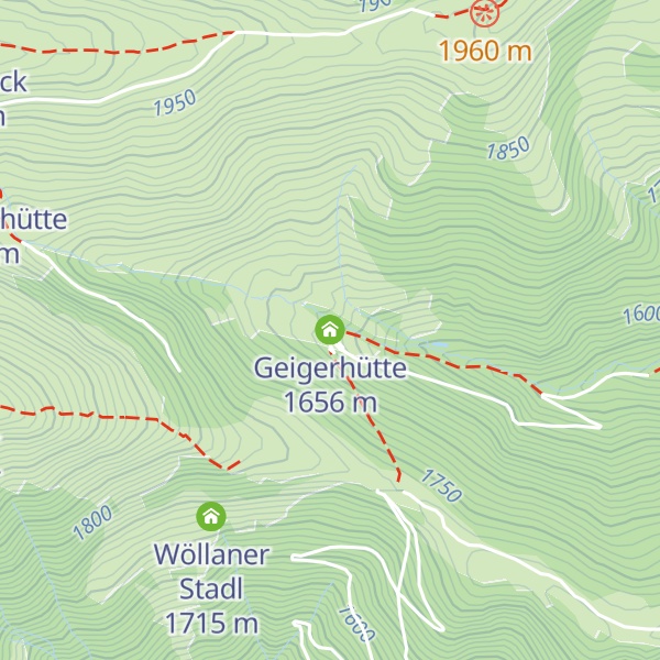 Map of Geigerhütte